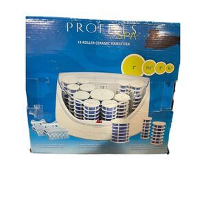 Profiles‎ 14-Roller Ceramic Hair Setter Hot Rollers for Voluminous Curls